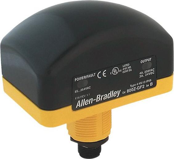 Produktbild Allen Bradley Electronic Palm Button, 1 Schliesser / 1 Öffner, IP66, Stecker, M12, 5-polig