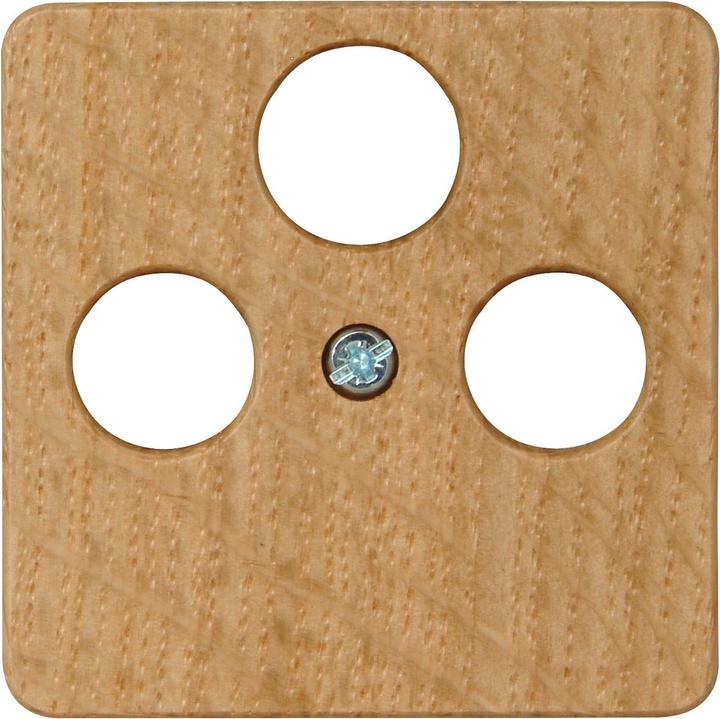 Actual product image Kopp Antenna cover TV/RF/SAT Milano, real wood beech