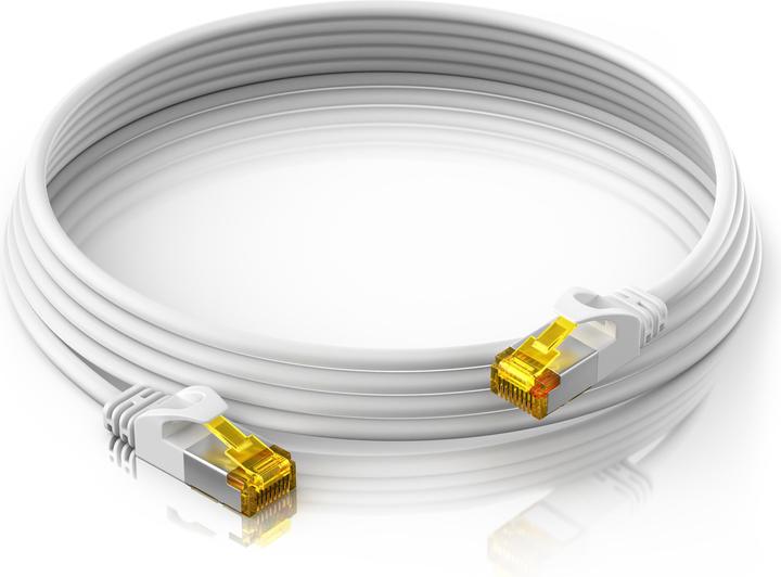 Actual product image Primewire Network cable CAT.7, RJ-45, Ethernet, Slim patch cable Cat 7, Gigabit cable, 10000 Mbit LAN cable (U/FTP, CAT7, 3 m)