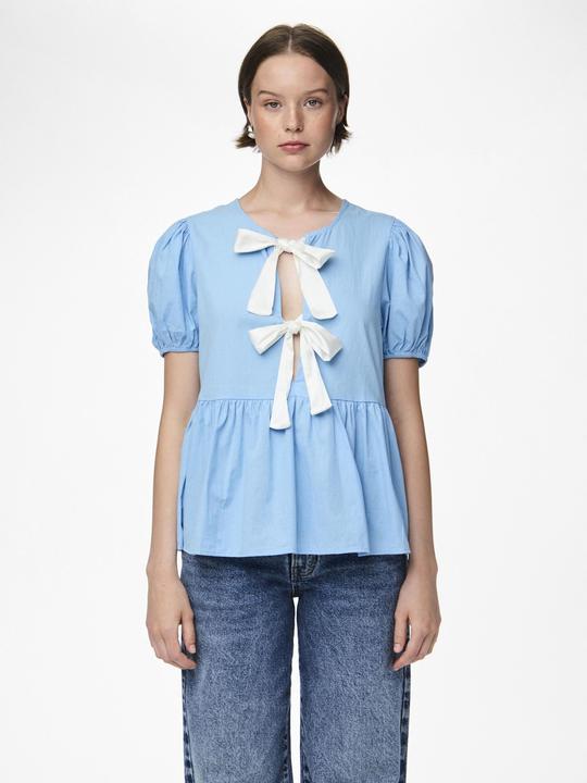 Actual product image Pieces PCGOLLY top with puff sleeves (XS)