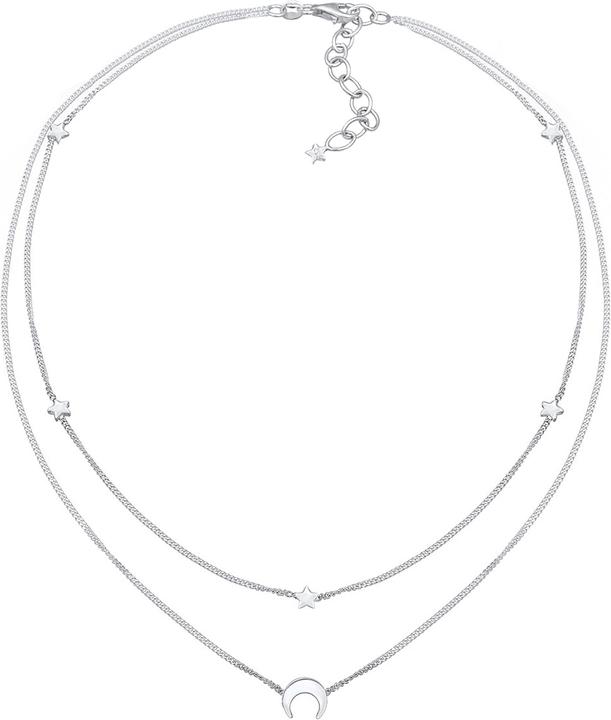 Immagine prodotto Elli Choker Layer Look Halbmond Sterne (925 Argento, 36 cm)