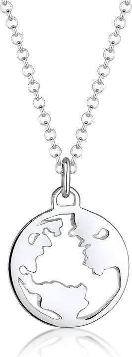 Elli Weltkugel Globus Anhänger (925 Silber)