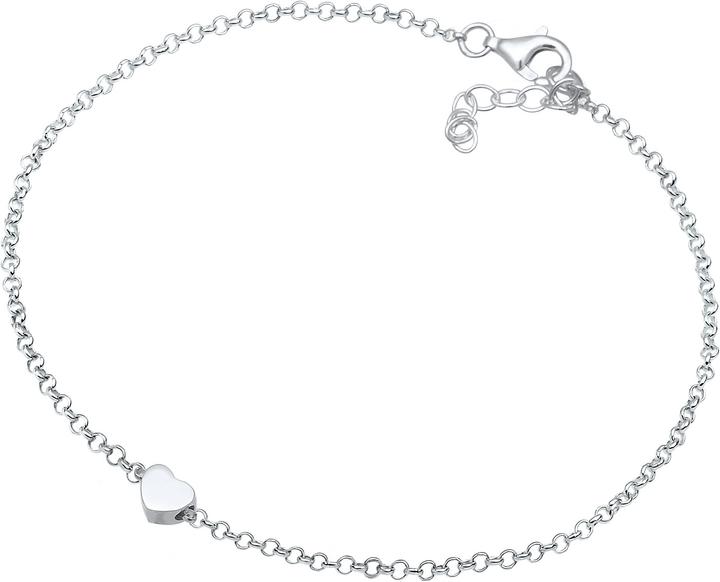 Immagine prodotto Elli mit Herz Anhänger Basic (16 cm, 925 Argento)