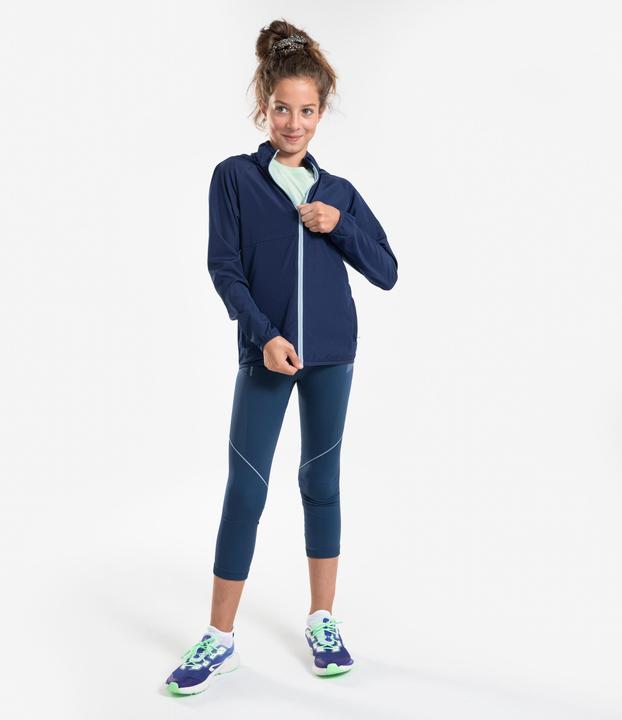 Image du produit Kiprun Veste Running coupe vent Enfant - Wind Jacket JR Marine grise (128)