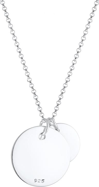 Image du produit Elli Duo Plättchen Brushed Look (Argent 925, 60 cm)