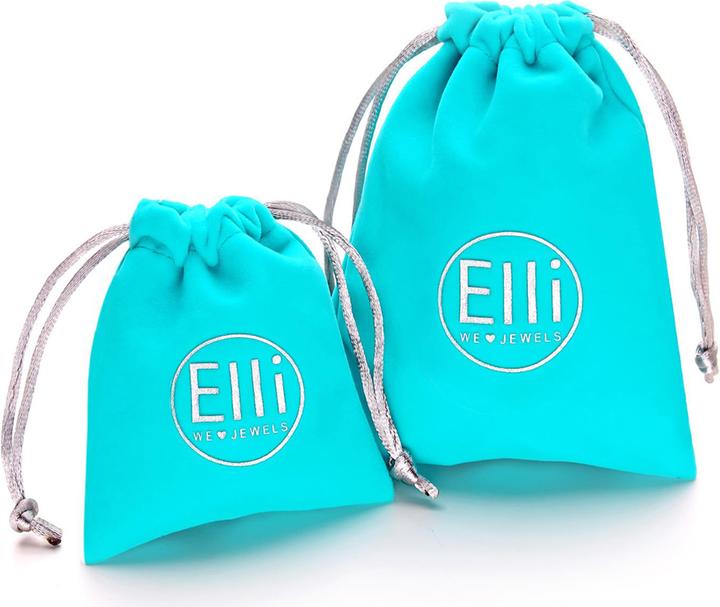 Actual product image Elli Creolen Anhänger Stern Halbmond (925 Silver)