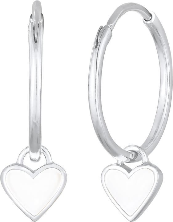 Actual product image Elli Creolen Herz Symbol Hänger (925 Silver)