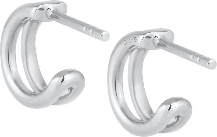 Actual product image Elli Creolen Minimal (925 Silver)
