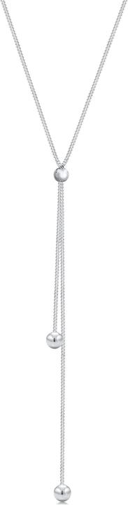 Elli Y-Kette Kugel Anhänger (925 Silber, 45 cm)