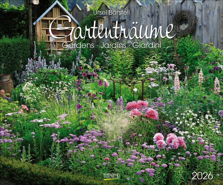 Produktbild Gartenträume 2026 (Englisch, Französisch)