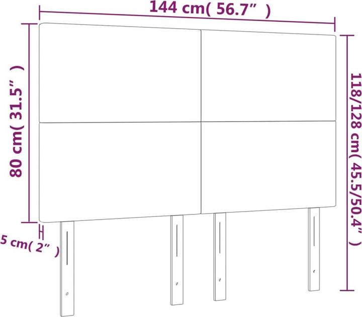 Actual product image VidaXL Loretta (144 x 5 x 128 cm)