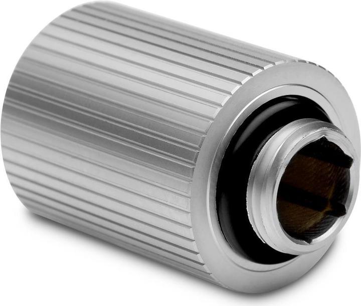 Actual product image EKWB EK-Quantum Torque G1/4 inch extension straight MF 28 - Satin Titanium