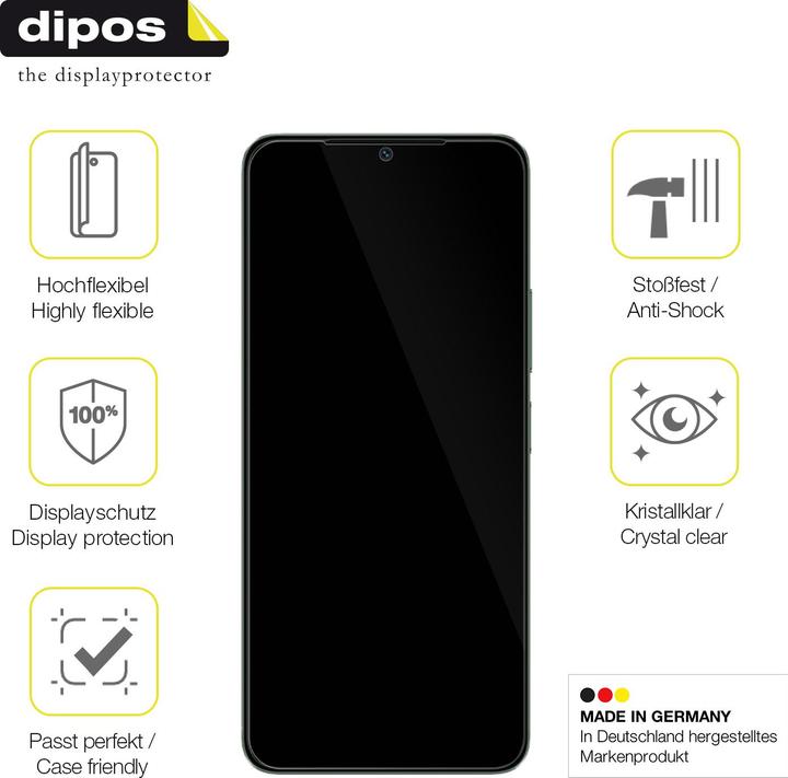 Produktbild Dipos 3D Full Cover Schutzfolie (1 Stück, Xiaomi Redmi A3)