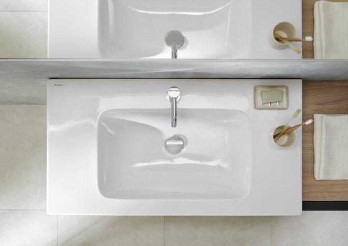 Produktbild Geberit iCon Light Waschtisch, 75 cm x 48 cm, mit Hahnloch, ohne Überlauf,501839 (239 mm, 750 mm)