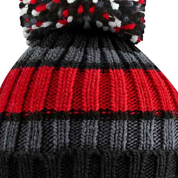 Produktbild Beechfield Hygge Striped Mütze (One Size)