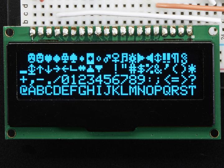 Actual product image Adafruit Monochrome 2.3" 128x32 OLED Graphic Display Module (Display)