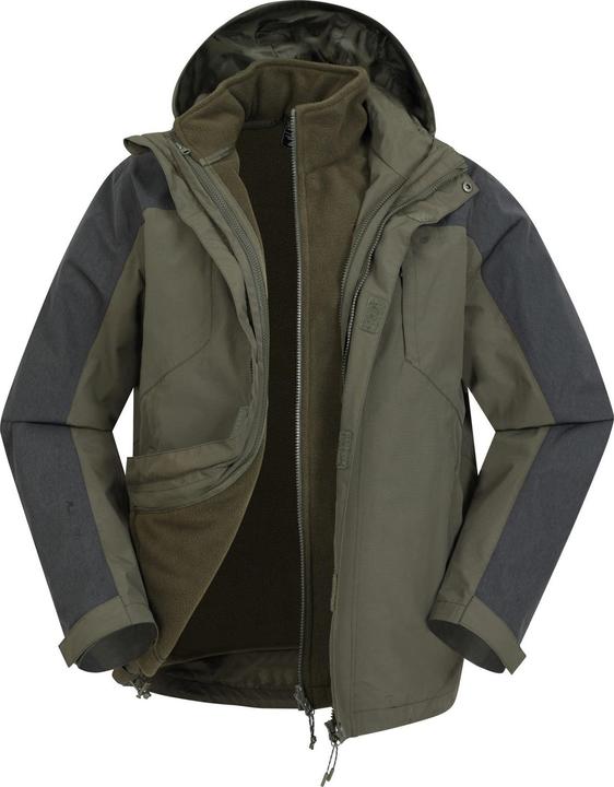 Immagine prodotto Mountain Warehouse District Extreme Giacca Impermeabile 3 In 1 Uomo (XXS)