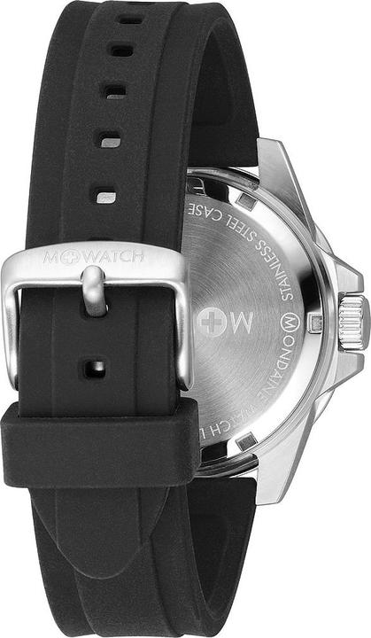 Actual product image M Watch Mondaine Aqua Steel 41 (Analogue wristwatch, 41 mm)