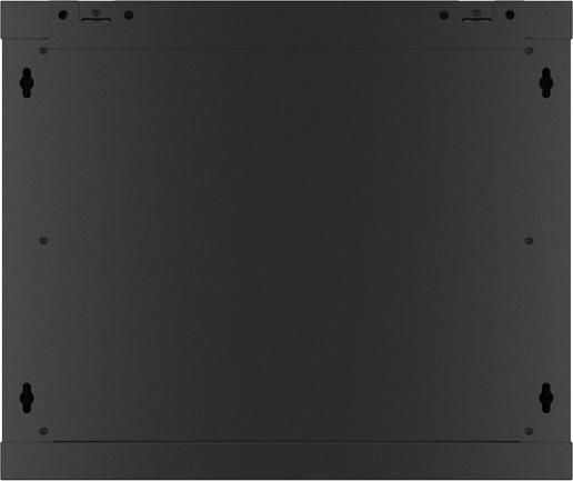 Immagine prodotto Lanberg Nástěnná jednodílná skříň 19", 9U/600x450, (v rozloženém stavu), perforované dveře, černá ( (9 HE, Rack da 19 pollici)