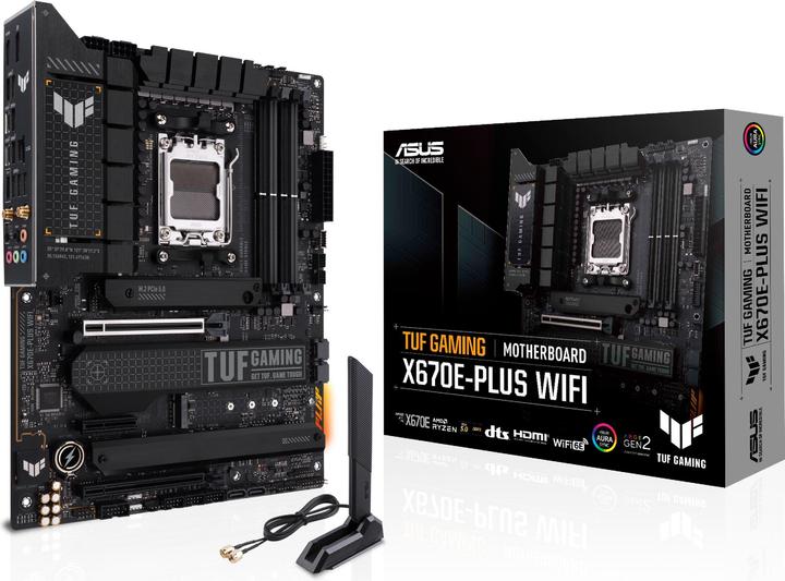 ASUS TUF GAMING X670E-PLUS WIFI (AM5, AMD X670E, ATX)