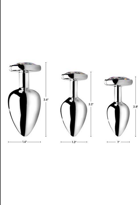 Image du produit XR Brands Prism Heart Anal Plug-Large