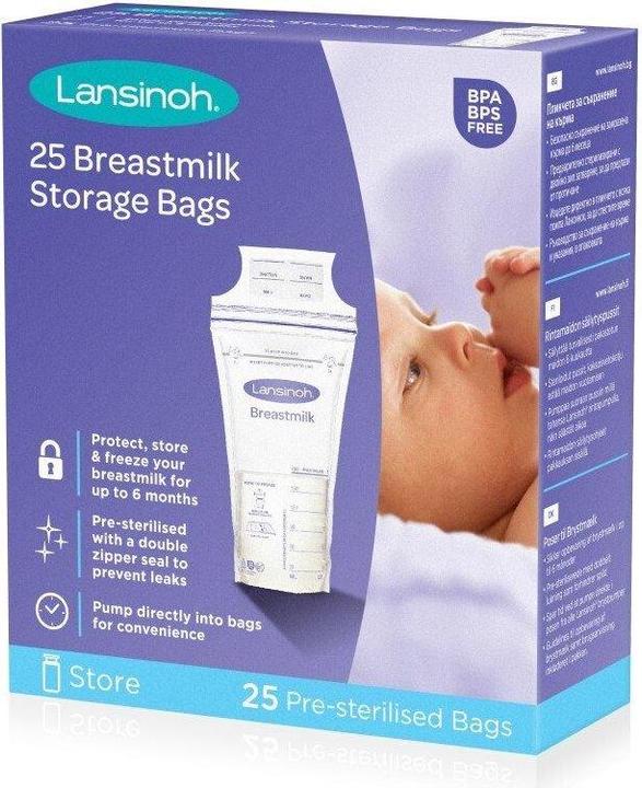Produktbild Lansinoh milk storage bags, 25 pcs