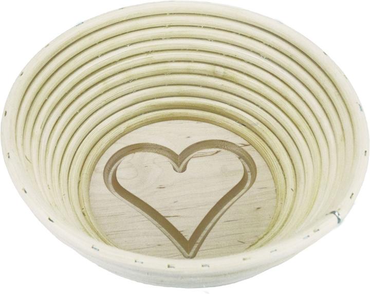 Actual product image Herbert Birnbaum Proofing Basket Round Heart, Ø 19 cm