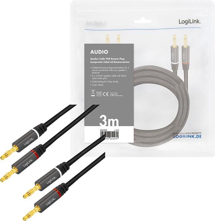 Image du produit LogiLink CA1210 (3 m, 2.50 mm²² mm)
