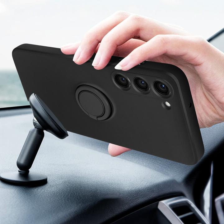 Actual product image Avizar Soft Touch Mobile Phone Case with Ring Holder Series (Samsung Galaxy S23)