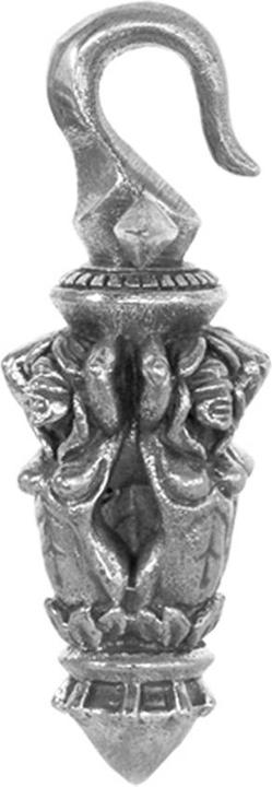 Star Piercing Ohrgewicht Haken silber Fackel (Messing)