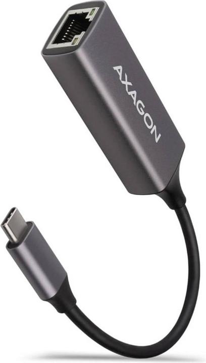 Produktbild Axagon ADE-TRC Gigabit Ethernet 10/100/1000 Adapter - USB 3.1 Typ C, Titangrau (USB 3.1, RJ45 (1x))