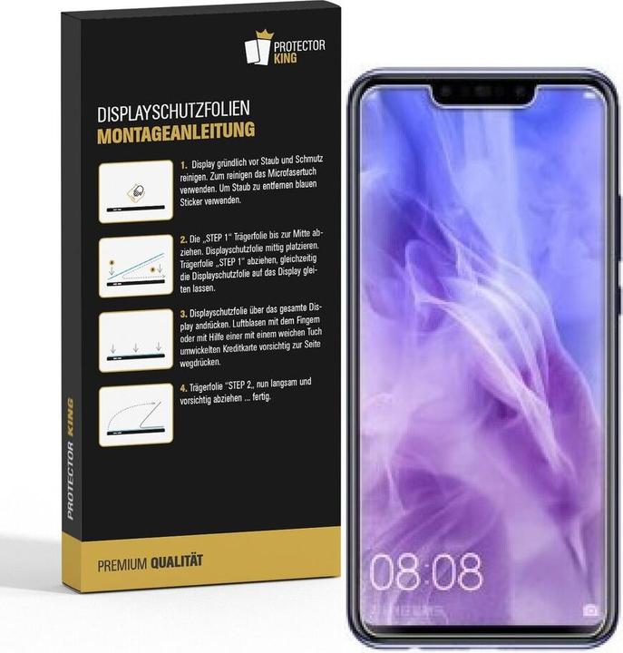 Actual product image Protectorking 3x premium screen protector 3D CLEAR (3 Piece, Huawei Nova 3)