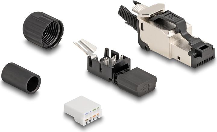Produktbild Delock RJ45 Stecker feldkonfektionierbar Cat.6A (Netzwerkkabel Stecker)