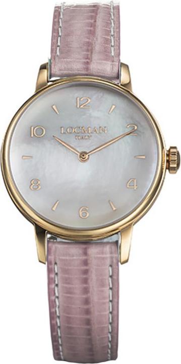 Immagine prodotto Locman Italia Orologio da donna 1960 Lady oro rosa PVD Ref. 0253 (Orologio da polso analogico, 32 mm)
