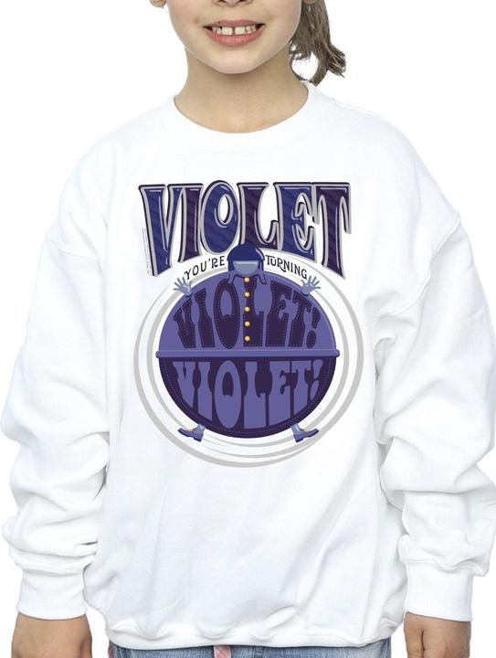 Immagine prodotto Willy Wonka & the Chocolate Factory Violet Turning Violet Felpa Ragazze (128)