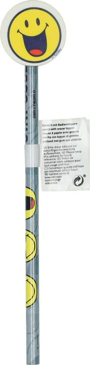 Immagine prodotto Undercover Bleistift Smiley mit Radiergummiaufsatz, pro Stück