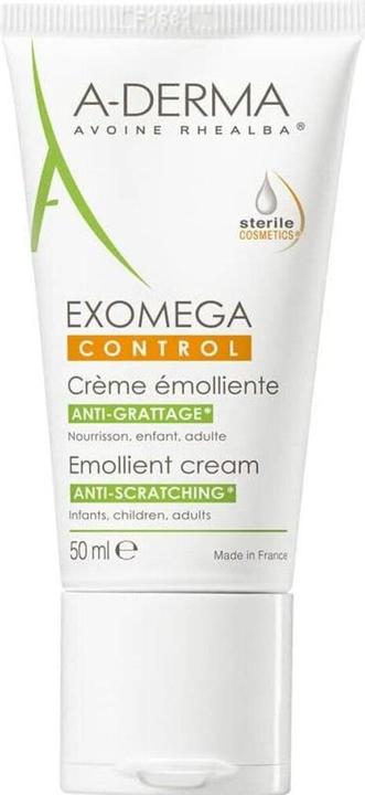 Actual product image A-Derma Exomega Control Emolient Cream (Eau de toilette, 50 ml)