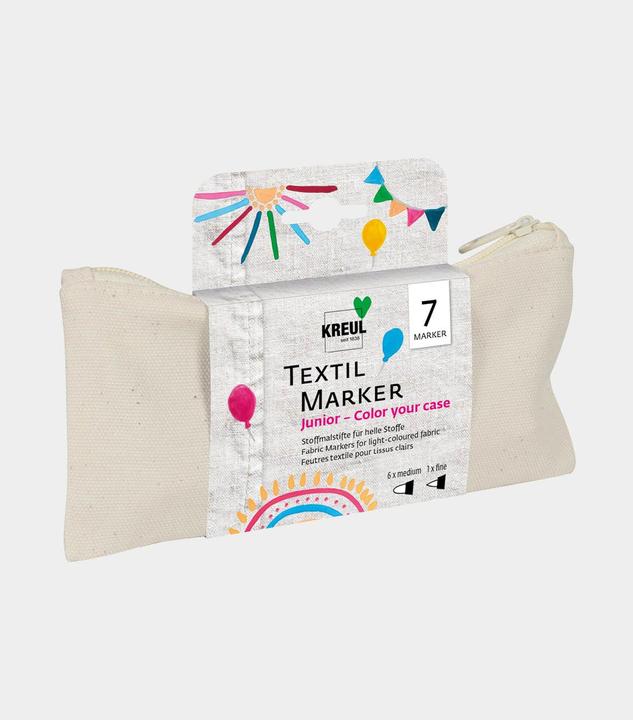Actual product image Kreul Textile Marker Junior (Multicoloured, 4 mm, 7 x)