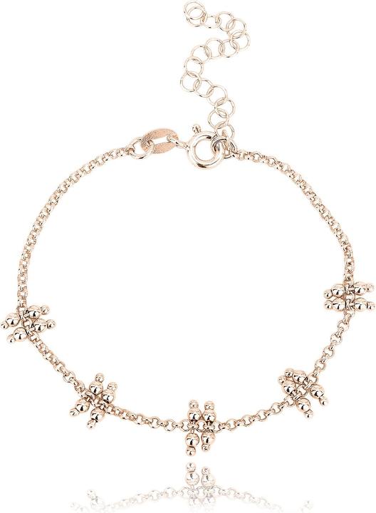 Leyda Armkette Kugel (19 cm, vergoldet 750 / 18 K Gold, Silber 925)