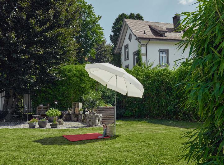 Produktbild Suncomfort by Glatz Marktschirm Suncomfort Siesta Sonnenschirm 200cm stone grey