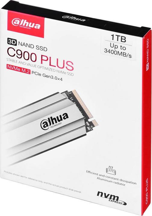Produktbild Dahua Technology DHI-SSD-C900VN1TB Internes Solid State Drive M.2 1000 GB PCI Express 3.0 3D TLC NVM (1000 GB, M.2 2280)