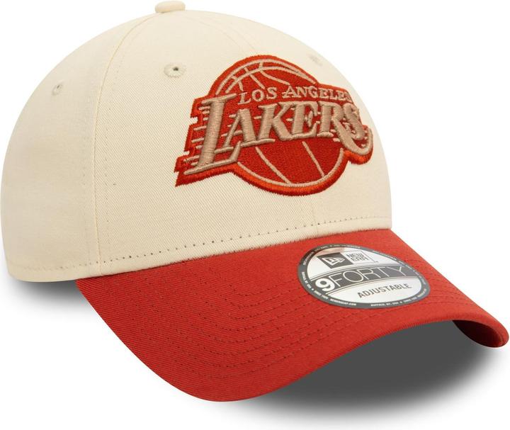 Produktbild New Era Basecap Colour Block 9FORTY LA - Rot und Cremeweiss