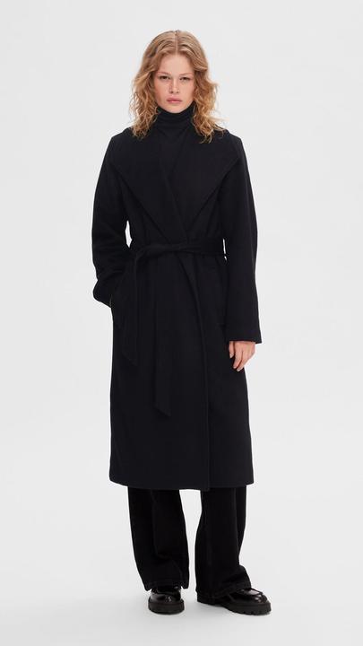 Produktbild Selected Femme Begürtelter Wollmantel (42)