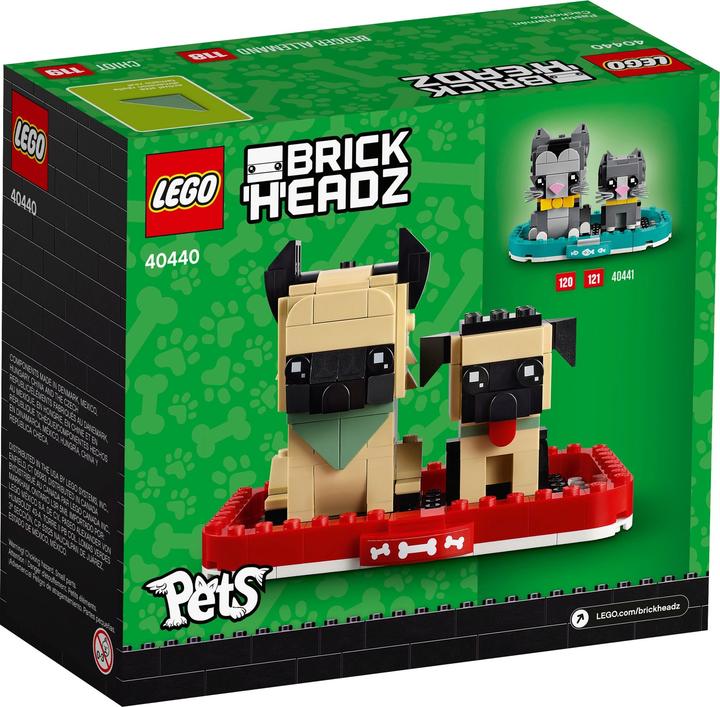 Actual product image LEGO German Shepherd (40440, LEGO Brickheadz)
