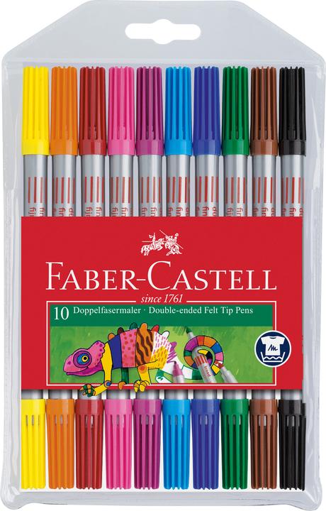 Faber-Castell Doppelfasermaler (Mehrfarbig, 10 x)