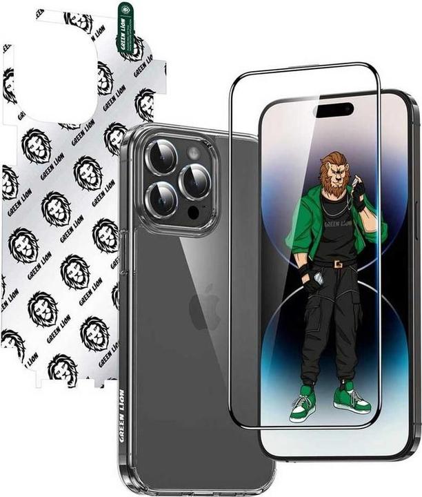 Produktbild Green Lion 4 In 1 Defender Pack - iPhone 16 Pro Max (Apple iPhone 16 Pro Max)