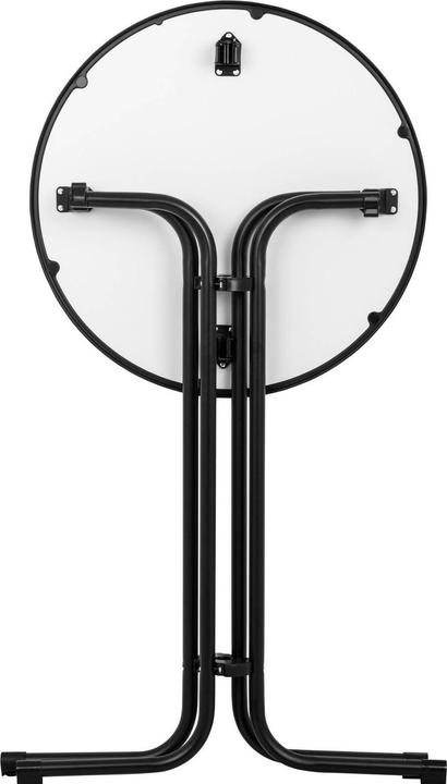 Produktbild Royal Catering Bistrotisch klappbar Stehtisch Bistro Tisch Bartisch Gastro rund Ø 70 cm schwarz (78 x 78 cm)