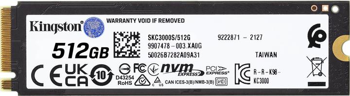Actual product image Kingston KC3000 (512 GB, M.2 2280)