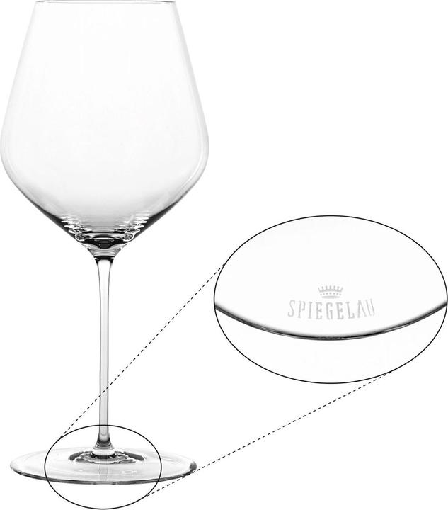Produktbild Spiegelau Hi-Lite Burgundergläser (73.40 cl, 6 Gläser, Rotweingläser)