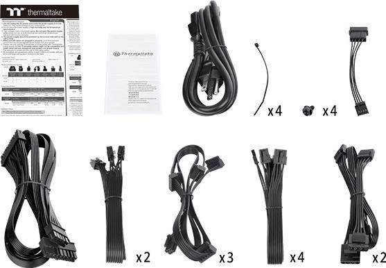 Actual product image Thermaltake Toughpower PF1 1200W 80+ Platinum Modular (1200 W)